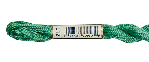 Pearl Cotton Size 5 - 912 (Light Emerald Green) - DMC Embroidery Floss