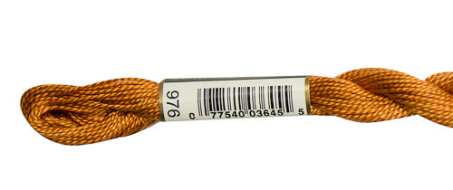 Pearl Cotton Size 5 - 976 (Medium Golden Brown) - DMC Embroidery Floss