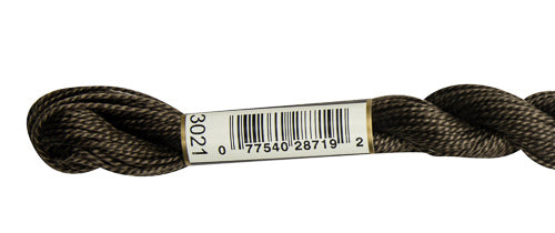 Pearl Cotton Size 5 - 3021 (Very Dark Brown Gray) - DMC Embroidery Floss