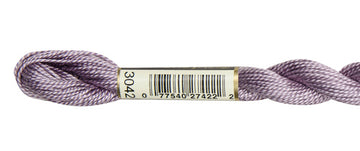 Pearl Cotton Size 5 - 3042 (Light Antique Violet) - DMC Embroidery Floss