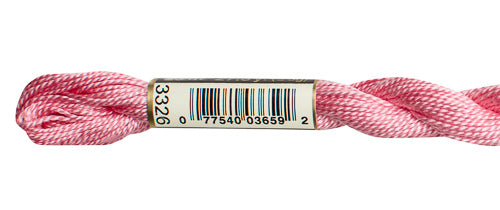 Pearl Cotton Size 5 - 3326 (Light Rose Mauve) - DMC Embroidery Floss
