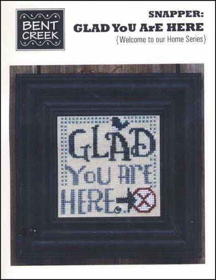 Snapper Welcome to Our Home #4 - Glad You Are Here - The Starlight Stitchery