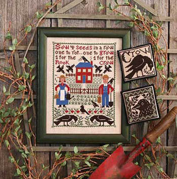One For the Crow - The Prairie Schooler - Cross Stitch Pattern