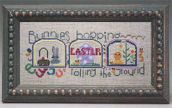 Domes of Easter: Bunnies Hopping… - The Trilogy - Cross Stitch Pattern