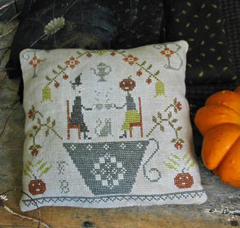 Fancey Blackett: Tea for Two - Pineberry Lane - Cross Stitch Pattern