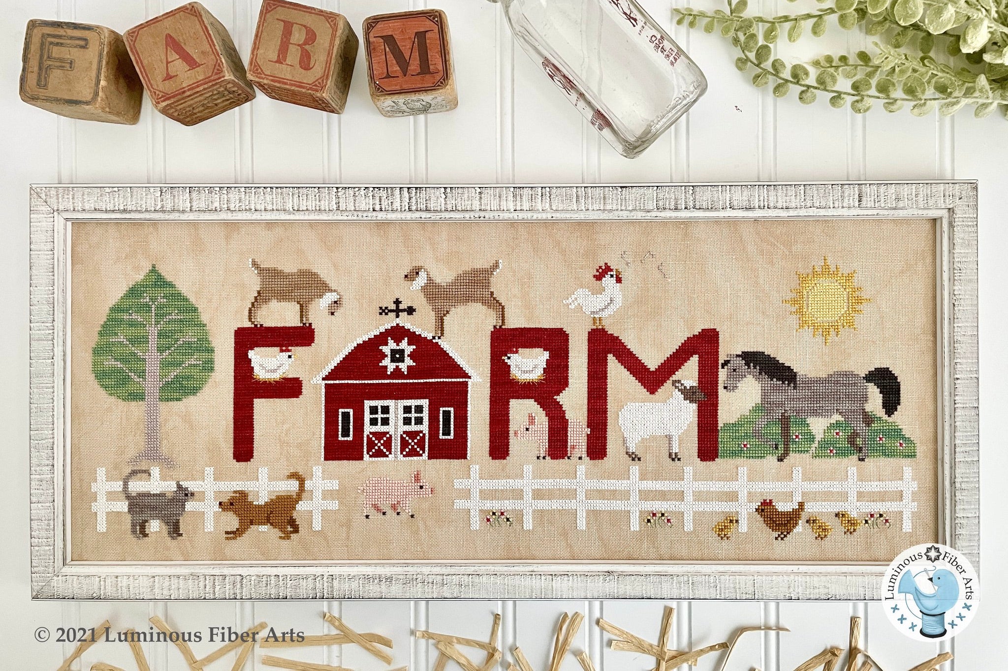 Farm - Luminous Fiber Arts - Cross Stitch Pattern
