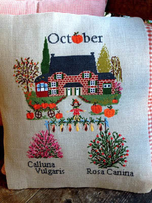 October - Lilli Violette - Cross Stitch Pattern