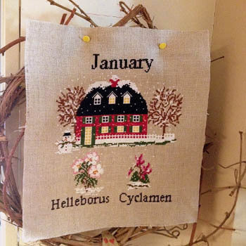 January - Lilli Violette - Cross Stitch Pattern