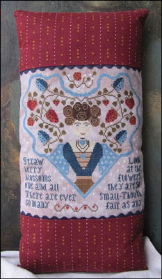 Strawberry Blossoms - Kathy Barrick - Cross Stitch Pattern