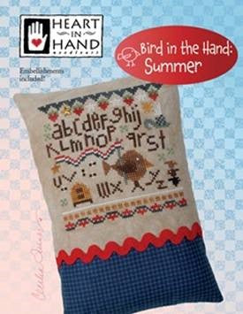 Summer (Bird in the Hand) - Heart in Hand - Cross Stitch Pattern