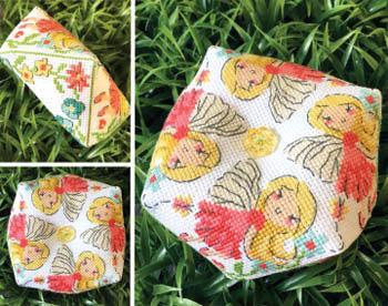 Fairy Biscornu (2019 Biscornu of the Month #4) - Tiny Modernist - Cross Stitch Pattern