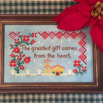 Flor de Noche Buena (Poinsettia) - Petal Pusher - Cross Stitch Pattern