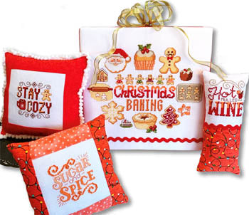 Christmas Baking Motifs - Tiny Modernist - Cross Stitch Pattern