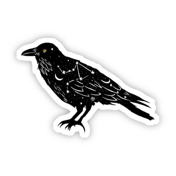 Constellation Crow Sticker - Big Moods
