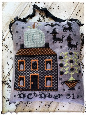 Hallows Eve Pinkeep - Lucy Beam Love In Stitches - Cross Stitch Pattern