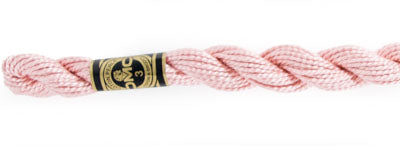 Pearl Cotton Size 3 - 224 (Very Light Shell Pink) - DMC Embroidery Floss