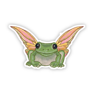 Frog With Wings Sticker - Big Moods