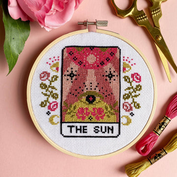 The Sun Tarot Card - Innocent Bones - Cross Stitch Kit