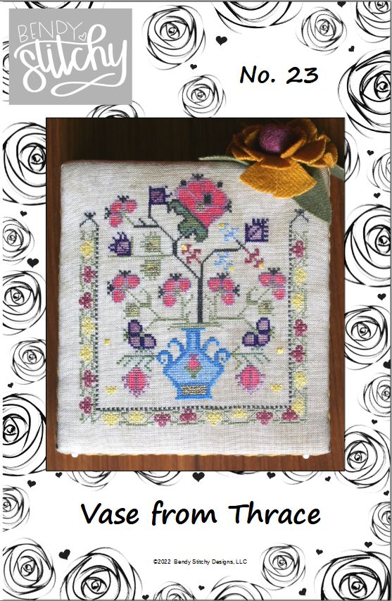 Vase from Thrace - Bendy Stitchy Designs - Cross Stitch Pattern