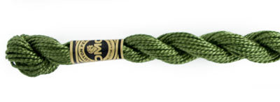 Pearl Cotton Size 3 - 3051 (Dark Green Gray) - DMC Embroidery Floss