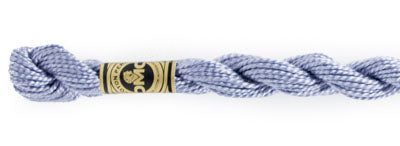 Pearl Cotton Size 3 - 318 (Light Steel Gray) - DMC Embroidery Floss