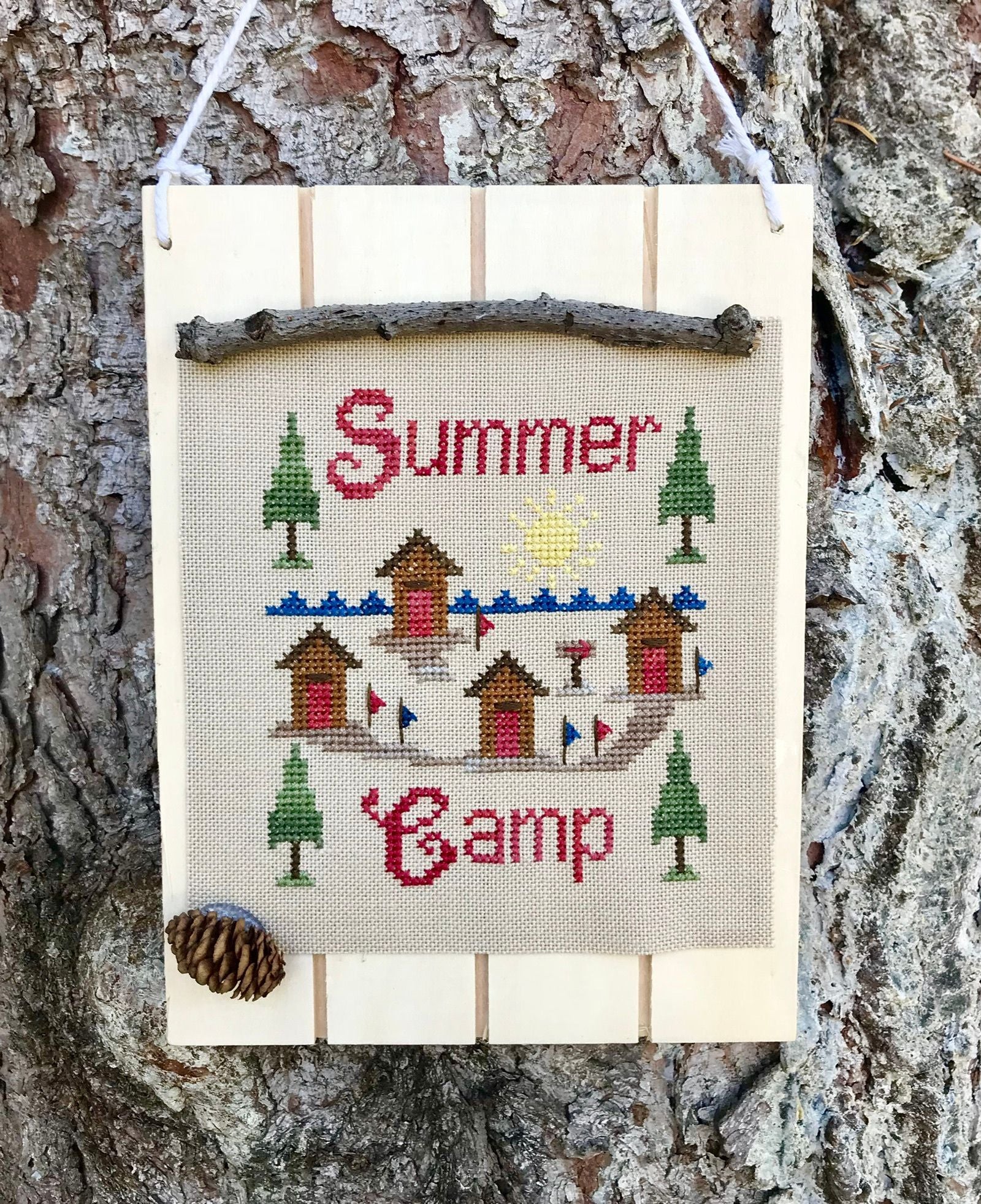 Summer Camp - Pickle Barrel Designs - Cross Stitch Pattern