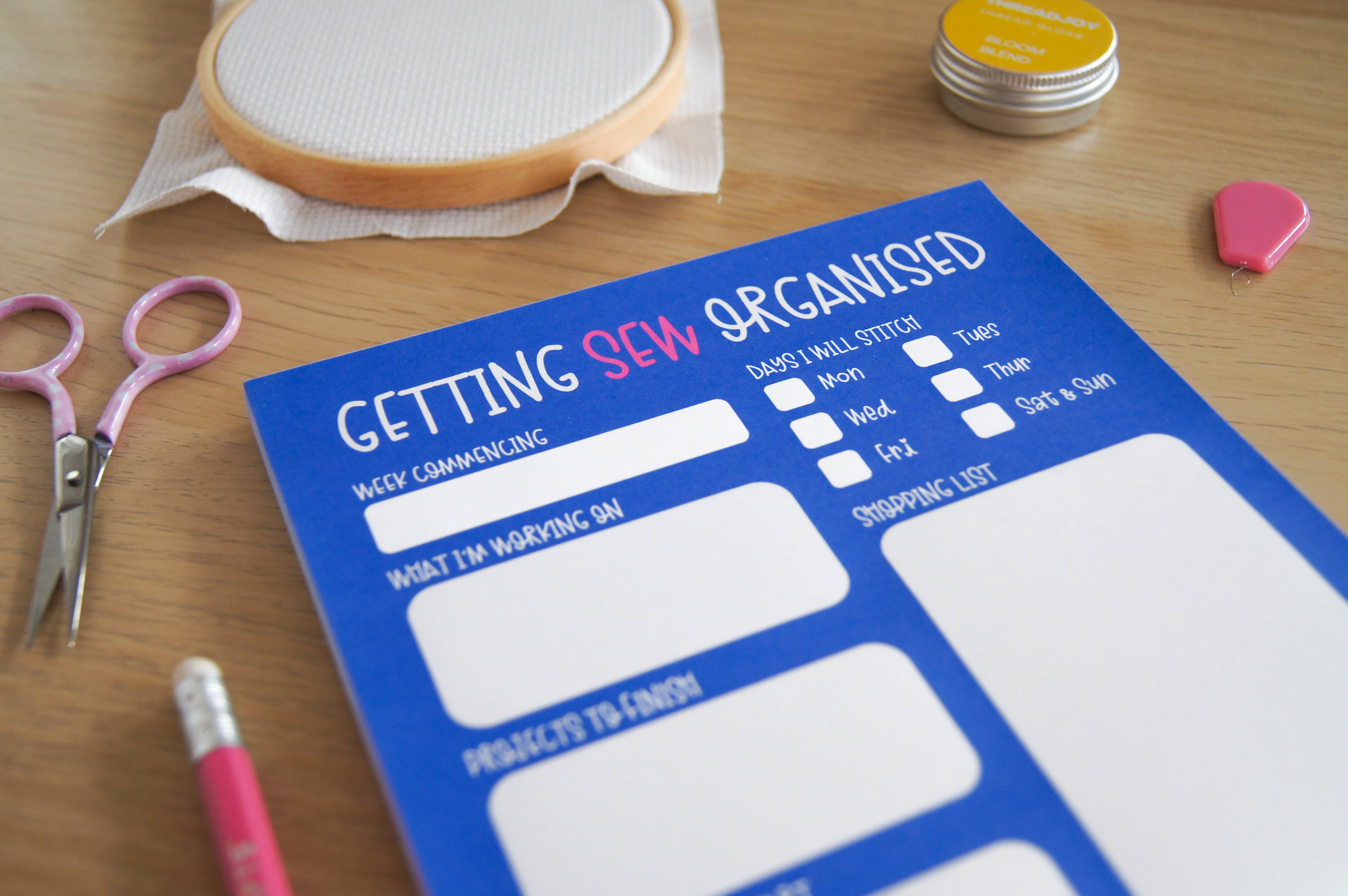 Cross Stitch Weekly Planner Pad - Sew Sophie Crafts – The Starlight ...