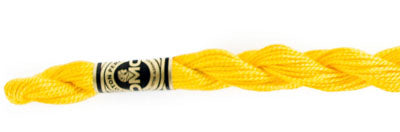 Pearl Cotton Size 5 - 444 (Dark Lemon) - DMC Embroidery Floss