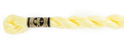 Pearl Cotton Size 5 - 445 (Light Lemon) - DMC Embroidery Floss