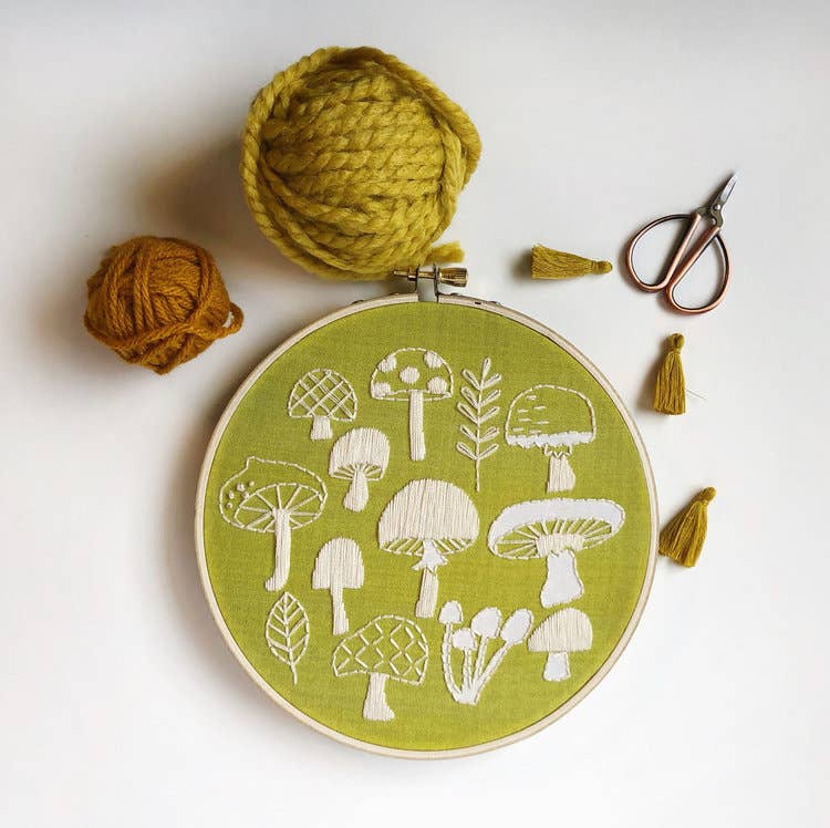 Mushrooms Embroidery Kit - Rikrack