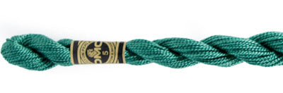 Pearl Cotton Size 5 - 501 (Dark Blue Green) - DMC Embroidery Floss