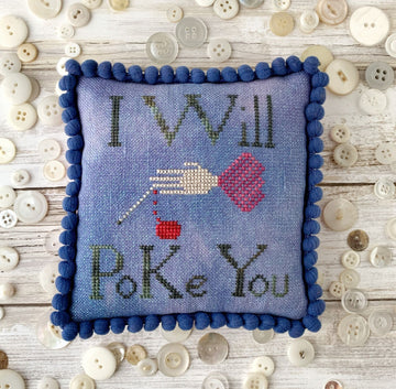 I Will Poke You - Lucy Beam Love in Stitches - Cross Stitch Pattern