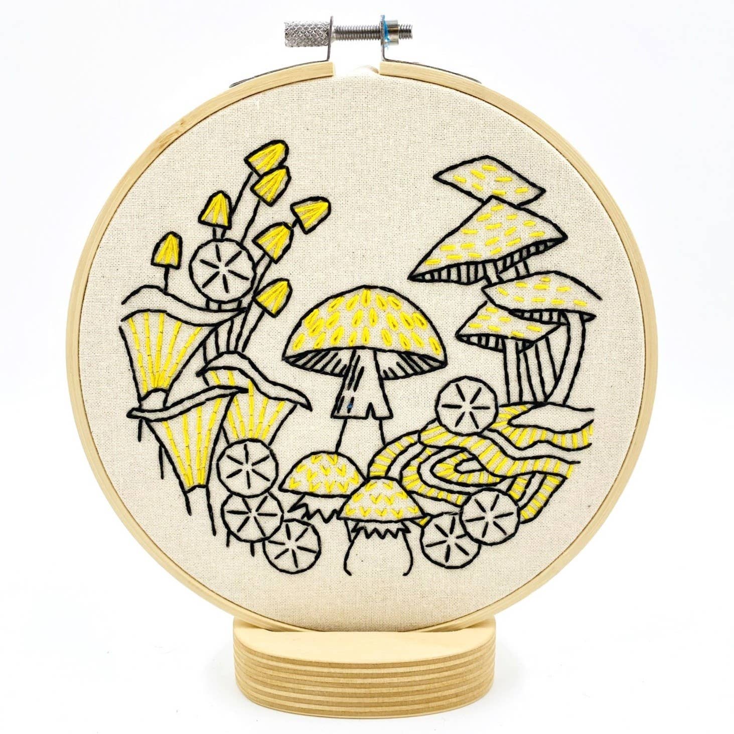 Mushrooms Embroidery Kit - Hook, Line, & Tinker