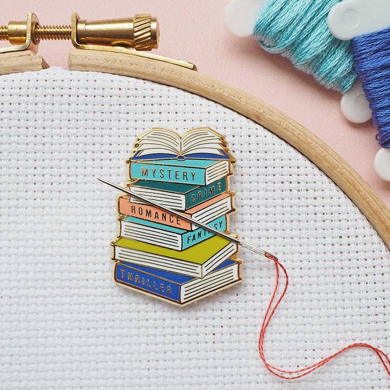Books Needle Minder - Caterpillar Cross Stitch - Notions