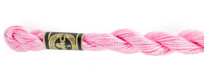 Pearl Cotton Size 5 - 604 (Light Cranberry) - DMC Embroidery Floss
