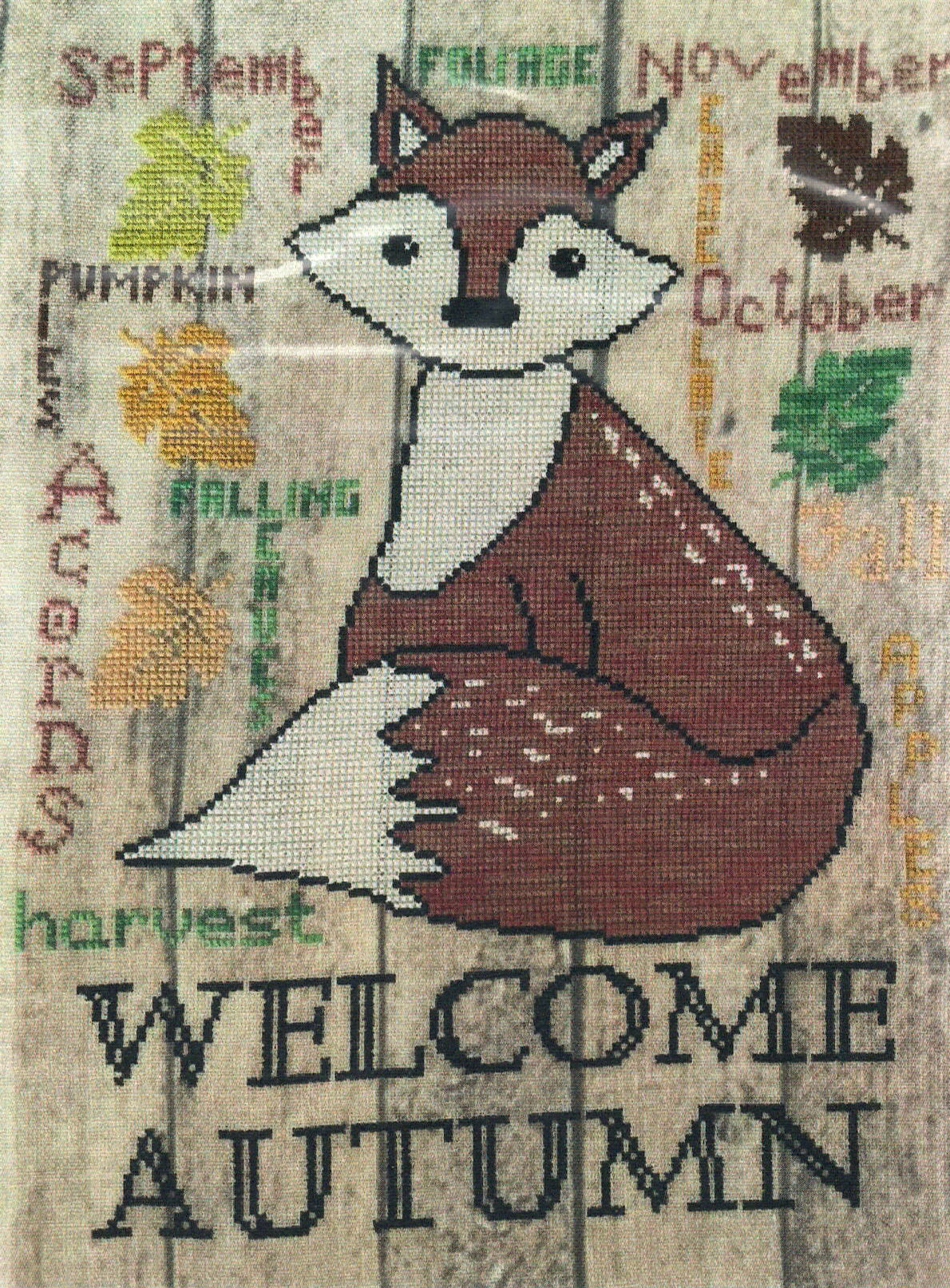 Welcome Autumn - Romy's Creations - Cross Stitch Pattern