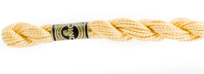 Pearl Cotton Size 3 - 676 (Light Old Gold) - DMC Embroidery Floss