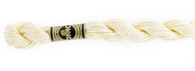 Pearl Cotton Size 3 - 677 (Very Light Old Gold) - DMC Embroidery Floss