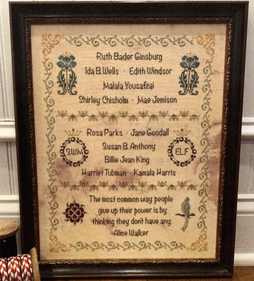 Women of Honor Sampler - Rebel Stitcher Designs - Cross Stitch Pattern