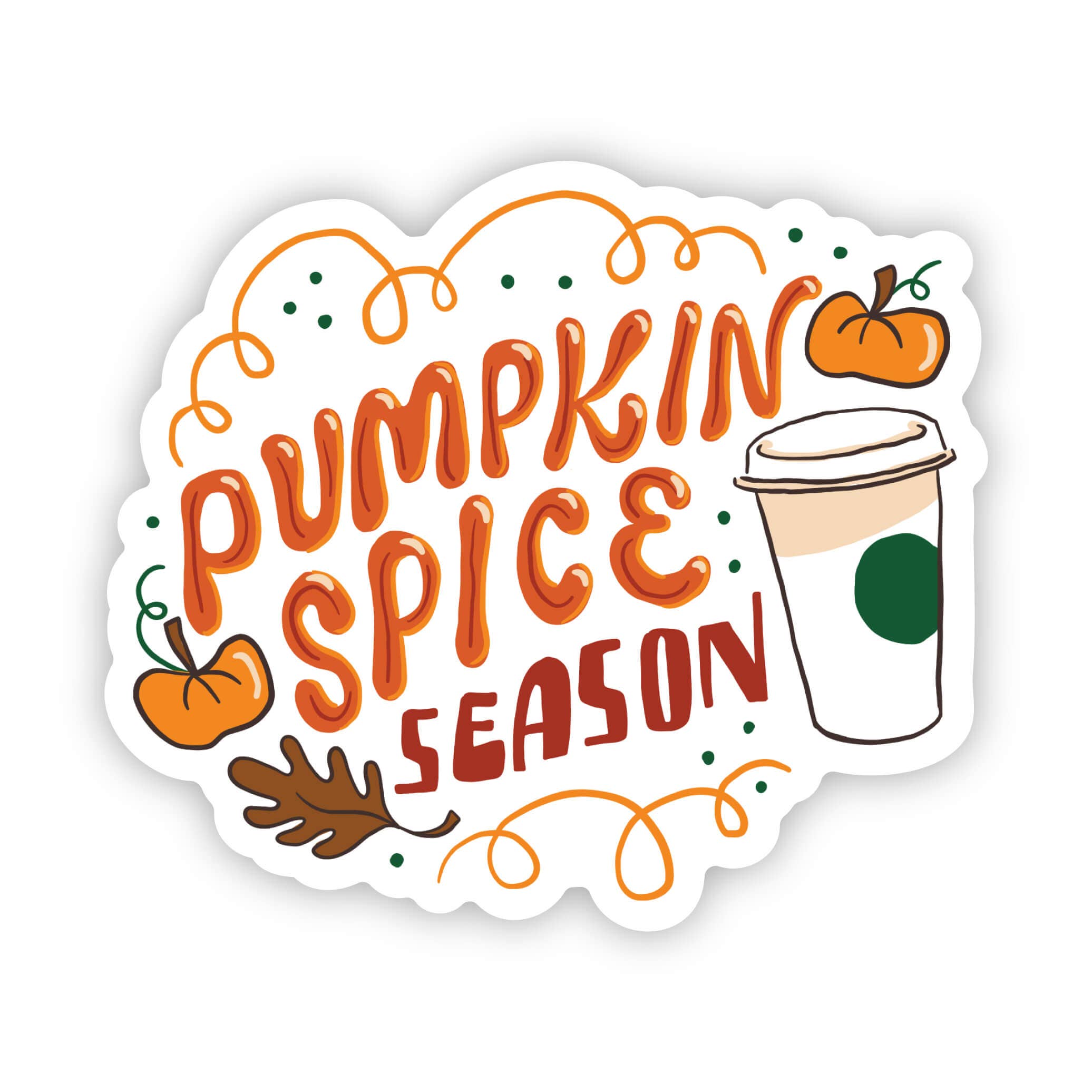 Pumpkin Spice Season Sticker - Big Moods