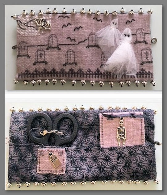 Get Away Ghost Graveyard Case - Fern Ridge Collections - Cross Stitch Kit