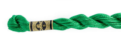 Pearl Cotton Size 5 - 700 (Bright Green) - DMC Embroidery Floss