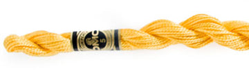 Pearl Cotton Size 5 - 725 (Medium Light Topaz) - DMC Embroidery Floss