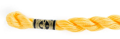 Pearl Cotton Size 5 - 726 (Light Topaz) - DMC Embroidery Floss