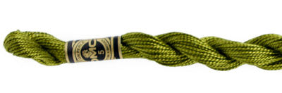 Pearl Cotton Size 5 - 730 (Very Dark Olive Green) - DMC Embroidery Floss