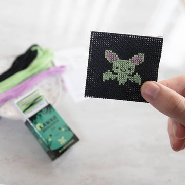 Kawaii Halloween Bat Mini Cross Stitch Kit - Marvling Bros Ltd