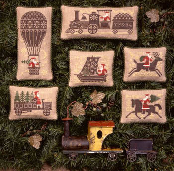 Santa Rides - The Prairie Schooler - Cross Stitch Pattern