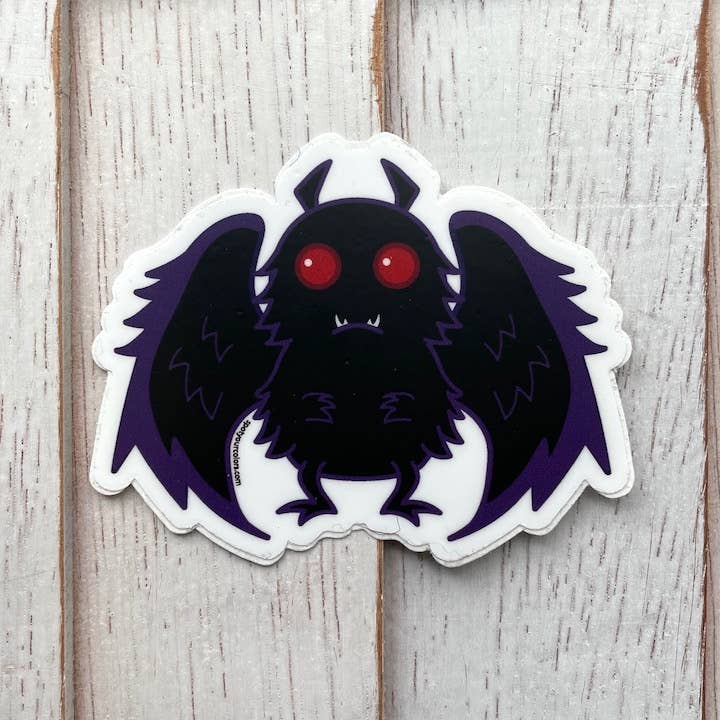 Mothman Die-cut Sticker - Spot Colors