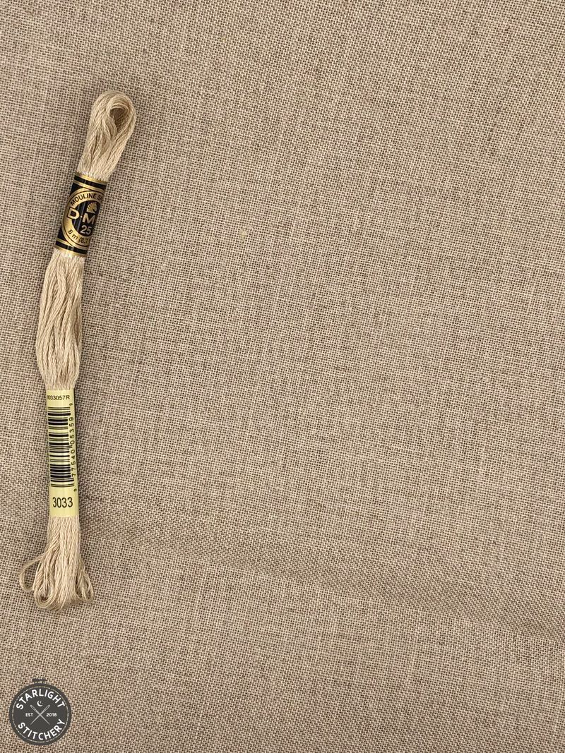 36 ct Linen "Flax" - Zweigart - Cross Stitch Fabric