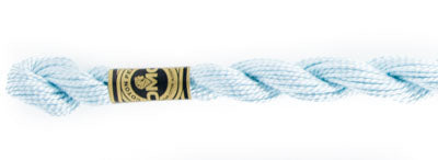 Pearl Cotton Size 3 - 828 (Ultra Very Light Blue) - DMC Embroidery Floss